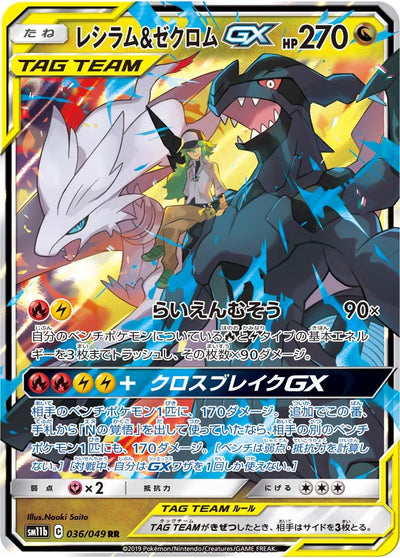 Reshiram & Zekrom GX Tag Team 064/049 - SM11b Dream League